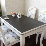 不透明黑色磨砂餐桌垫pvc桌布，防水防油台布，茶几垫白色不透明桌垫