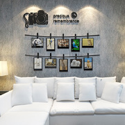 创意照片墙贴3d立体店铺墙上客厅沙发卧室床头电视机背景墙面装饰
