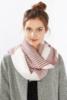 esprit女款围巾春秋羊毛，条纹欧版丝巾，多功能超大三色披肩