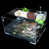 桌面生态鱼缸亚克力乌龟缸小型水龟缸客厅，水陆造景缸带过滤免换水