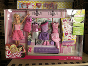 芭比娃娃套装礼盒换装洋娃娃女孩，生日儿童玩具礼物，芭比公主y7503