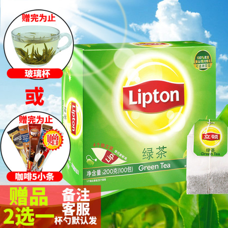 立顿绿茶100袋