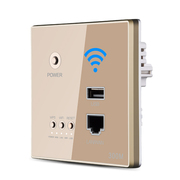 86型USB酒店面板AP智能 入墙式墙壁无线路由器wifi开关插座面板