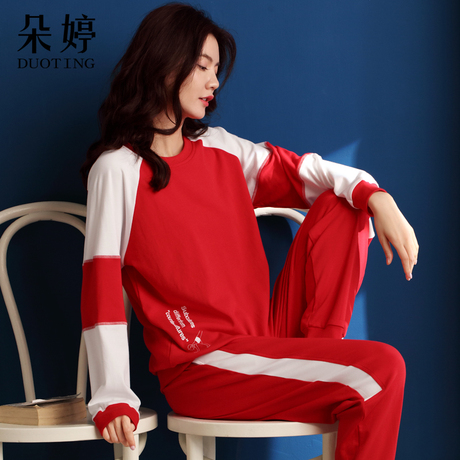 秋季运动套装女款棉