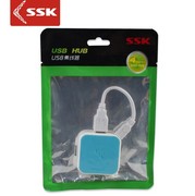 SSK/飚王缤纷USB分线器笔记本电脑一拖四集线HUB转换扩展多外接口