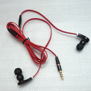 面条线带麦克风话筒通话功能立体声，入耳式手机耳机，重低音3.5接头