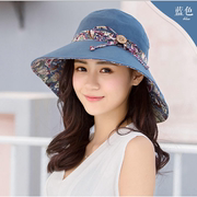 歌诺达春夏韩版女遮阳防晒帽子可折叠大沿沙滩布帽太阳帽