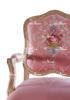 美式乡村实木椅法式古典雕刻带扶手餐椅，书椅欧式田园休闲椅化妆椅