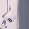 韩国ins钱包透明pvc折叠挂脖小钱包零钱包，卡包卡套短款潮