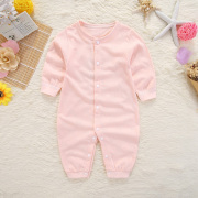 婴儿连体衣夏季3-6个月12薄款睡衣哈衣长袖，宝宝爬服夏天幼儿衣服