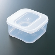 日本进口冰箱保鲜盒，套装inomata密封盒长方形，带盖塑料收纳保鲜盒