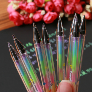 相册diy手工韩版6色笔1支笔有6个颜色创意相册影集配件