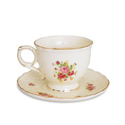 欧式茶具复古创意，骨瓷咖啡杯配碟陶瓷，杯子下午茶杯情侣杯