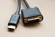 大品牌HDMI线转DVI线DVI转HDMI线高清线转接头PS4连接线相互转换
