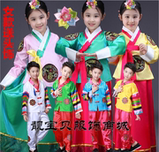 韩国女儿童传统宫廷韩服，少数民族朝鲜族演出舞蹈大长今服装