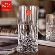 意大利rcr欧式无铅水晶玻璃杯，s家用威士忌杯，复古牛奶杯古典果汁杯