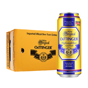 德国进口啤酒 奥丁格（OETTINGER）小麦白啤酒500ml*24听