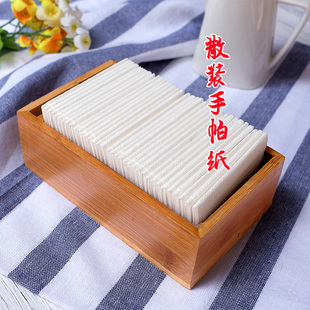 餐厅火锅用纸散片纸，原生餐巾纸方巾，纸茶楼手帕纸4.5kg毛重