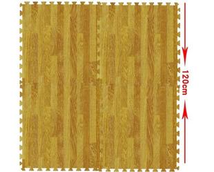 富利时拼接环保加厚EVA泡沫垫儿童房爬行垫防木纹大地板