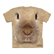 the mountain短袖T恤母女母子装圆领休闲3D创意猴鼠兔子图案童装
