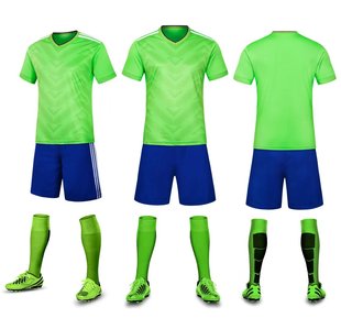 光板足球服套装成人儿童短袖足球衣训练服中小学生定制队服可印号