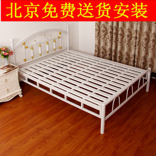 铁床双人床单人床欧式铁艺床1.2米1.5米1.8米铁床架席梦思床