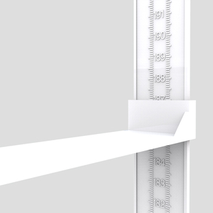 儿童身高测量尺量高器墙贴纸，自粘高精度精准家用2米测量仪杆尺