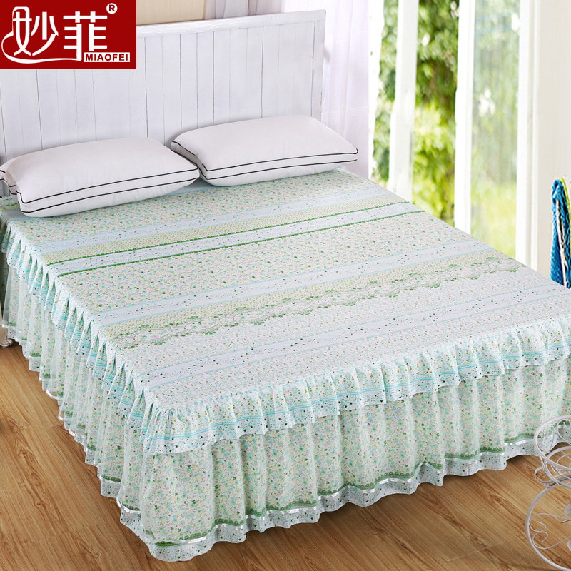 蕾丝床罩床裙1.8米床套单件韩式公主床盖床单