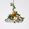 北欧现代简约创意个性植物灯田园吧台餐厅灯阳台铁艺橱窗花草吊灯
