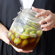 大号密封罐储物罐柠檬蜂蜜玻璃瓶酵素瓶家用透明食品防潮罐泡菜瓶