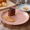 家用餐具西早餐盘北欧饺子牛排盘圆形菜盘创意陶瓷点心蛋糕甜品盘