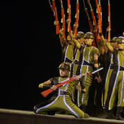 迷彩军装舞蹈大赛《士兵与》民族舞蹈，演出服装服饰表演服