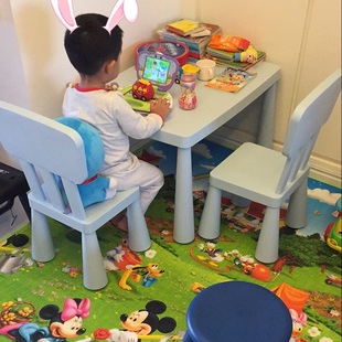 幼儿园儿童桌椅塑料桌子椅子，宝宝学习桌餐桌家用桌子小孩桌