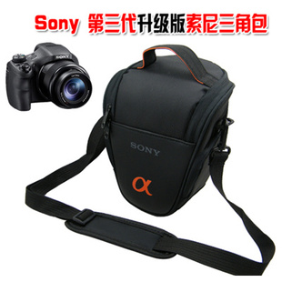 适用于索尼hx300hx400h400a330a350单反相机包摄影(包摄影)三角包单肩