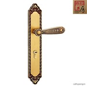 泰好工房泰好铜锁th85-116705简欧式大门卧室内纯铜房门锁门把手