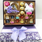 好时巧克力礼盒装创意心形，送男女朋友闺蜜同学生日糖果情人节礼物