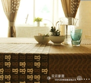 zakka日系韩式棉麻咖啡厅桌布布艺餐桌布茶几台布酒吧书桌布