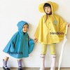 !smally韩国时尚可爱男女儿童宝宝雨衣雨披，无袖超轻便携亲子