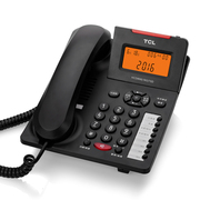 TCL 180 办公电话机 商务家用固定电话座机 来电报号 双接口翻盖