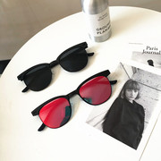 韩国百搭经典男士墨镜，简约欧美复古风潮，男方形太阳镜男女同款眼镜