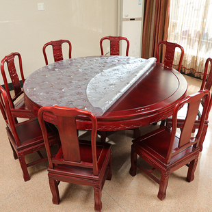 定制pvc圆桌桌布彩色软玻璃，圆形桌垫防水圆形台布防油防烫茶几垫
