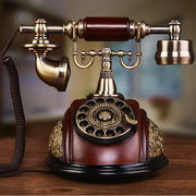 欧式复古电话机家用座机，美式时尚创意，无线插卡仿古老式旋转电话