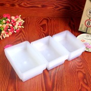 透明收纳盒塑料，冰盘长方形小盒保鲜盒无盖，冰盒冰盆食品盒批