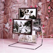 创意6寸金属婚纱影楼欧式韩式简约桌摆生日礼物，摩天轮组合相片框