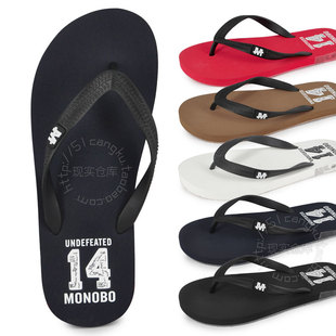 monobo夏季防滑沙滩鞋泰国猴子，男款复合层，橡胶人字拖鞋