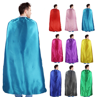 140成人超人披风斗篷cos超级英雄战袍亲子节日，表演装扮演出服装