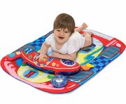 DICAN婴儿宝宝音乐发声效电话摇铃牙胶安抚游戏垫儿童爬行毯套装