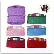韩国传统布艺钱包多拉链包旅游纪念礼物卡包工艺品颜色多款
