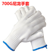 手套劳保防护手套棉线尼龙纯棉，工作手套耐磨劳保，指套护指耐磨印字