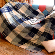 欧式单双人(单双人)沙发巾，套罩全盖地中海，风情沙发垫盖布桌布薄夏床毯防滑